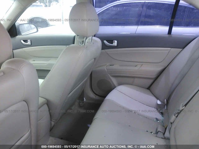 5NPEU46FX6H046587 - 2006 HYUNDAI SONATA GLS/LX TAN photo 8