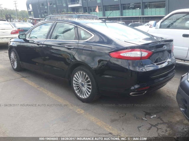 3FA6P0D97GR106931 - 2016 FORD FUSION TITANIUM BLACK photo 3