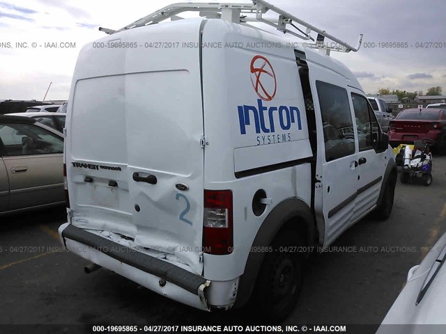 NM0LS7BN9AT038431 - 2010 FORD TRANSIT CONNECT XLT WHITE photo 4