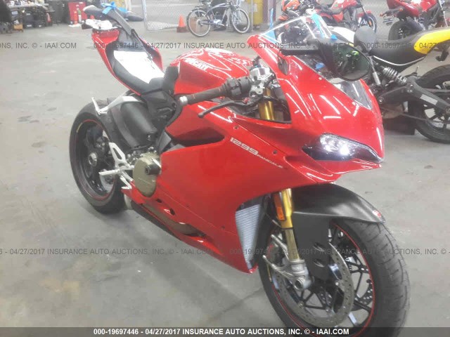ZDM14BYW8GB004796 - 2016 DUCATI SUPERBIKE 1299 PANIGALE/S RED photo 1