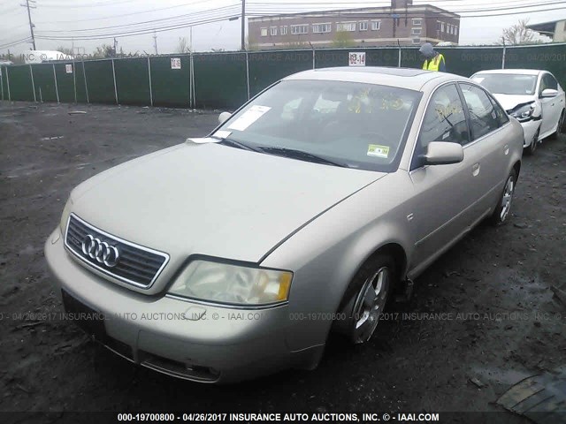 WAUED24BXYN029437 - 2000 AUDI A6 2.7T QUATTRO TAN photo 2