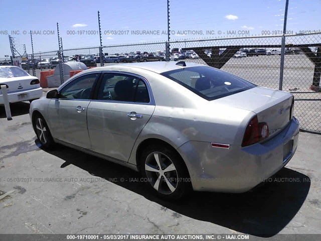 1G1ZC5E00CF239823 - 2012 CHEVROLET MALIBU 1LT SILVER photo 3