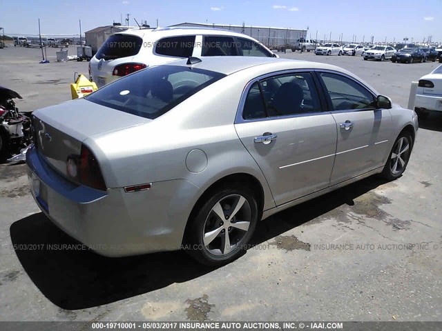 1G1ZC5E00CF239823 - 2012 CHEVROLET MALIBU 1LT SILVER photo 4