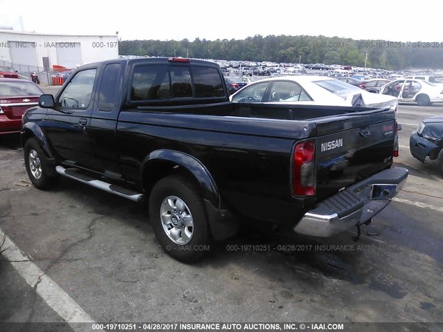 1N6ED26T4YC306553 - 2000 NISSAN FRONTIER KING CAB XE/KING CAB SE BLACK photo 3