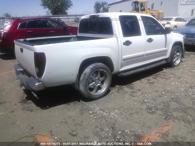 1GTCS43E188204650 - 2008 GMC CANYON SLE/SLT WHITE photo 4