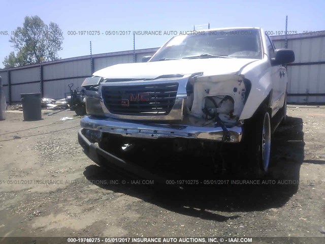 1GTCS43E188204650 - 2008 GMC CANYON SLE/SLT WHITE photo 6