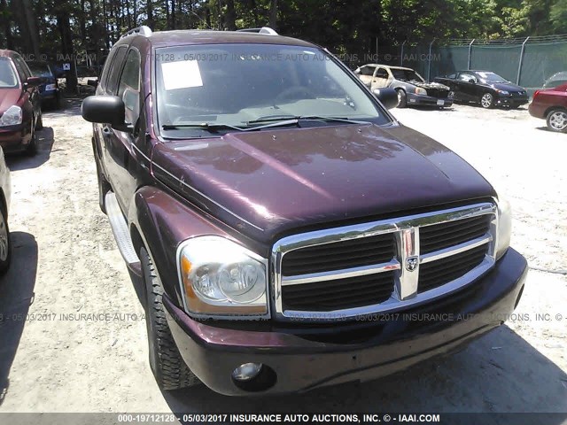 1D8HB58D64F142830 - 2004 DODGE DURANGO LIMITED BURGUNDY photo 6