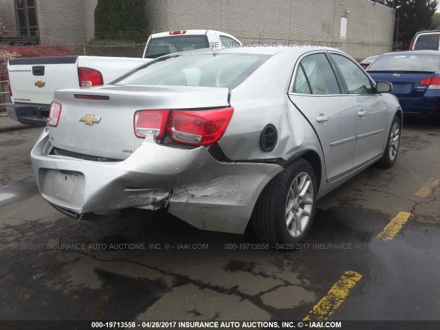 1G11C5SLXFF292108 - 2015 CHEVROLET MALIBU 1LT SILVER photo 4