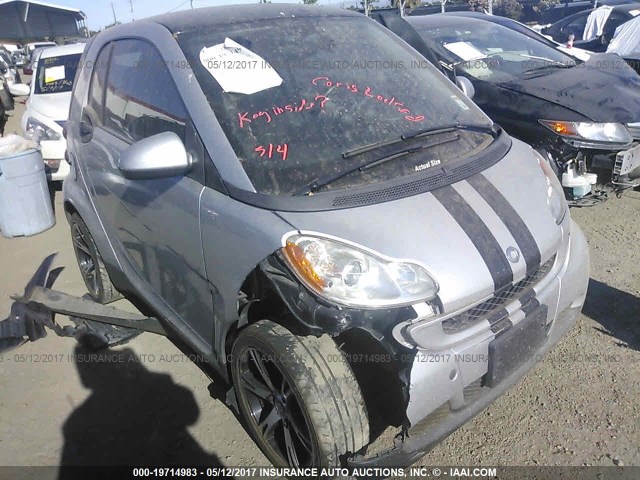 WMEEJ31X08K103548 - 2008 SMART FORTWO PURE/PASSION SILVER photo 1