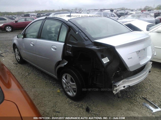 1G8AJ55F76Z204420 - 2006 SATURN ION LEVEL 2 SILVER photo 3