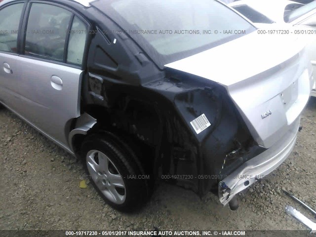 1G8AJ55F76Z204420 - 2006 SATURN ION LEVEL 2 SILVER photo 6