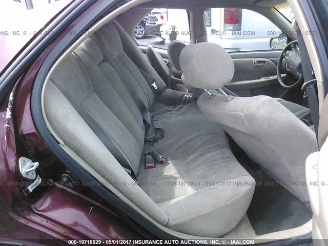 4T1BG22K7YU926877 - 2000 TOYOTA CAMRY CE/LE/XLE 勃艮第红 照片 8