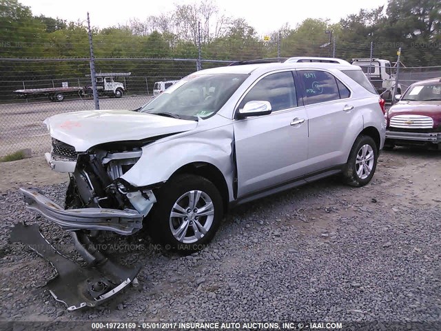 2GNFLGE54C6347641 - 2012 CHEVROLET EQUINOX LTZ GRAY photo 2