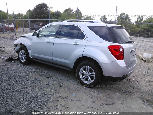 2GNFLGE54C6347641 - 2012 CHEVROLET EQUINOX LTZ GRAY photo 3