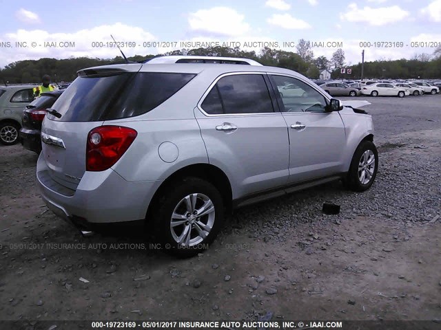 2GNFLGE54C6347641 - 2012 CHEVROLET EQUINOX LTZ GRAY photo 4