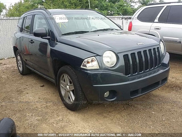 1J8FT47WX7D200334 - 2007 JEEP COMPASS BLUE photo 1