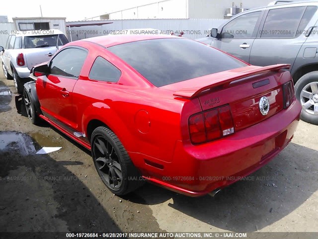 1ZVHT82H485184348 - 2008 FORD MUSTANG GT RED photo 3