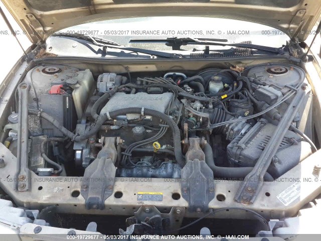 2G4WY55J221216940 - 2002 BUICK CENTURY LIMITED TAN photo 10