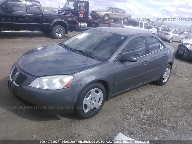 1G2ZF58B174272833 - 2007 PONTIAC G6 VALUE LEADER/BASE GRAY photo 2