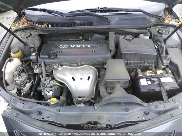 4T1BE46K47U710740 - 2007 TOYOTA CAMRY NEW GENERAT CE/LE/XLE/SE GRAY photo 10