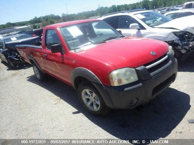 1N6DD21S01C391245 - 2001 NISSAN FRONTIER XE RED photo 1