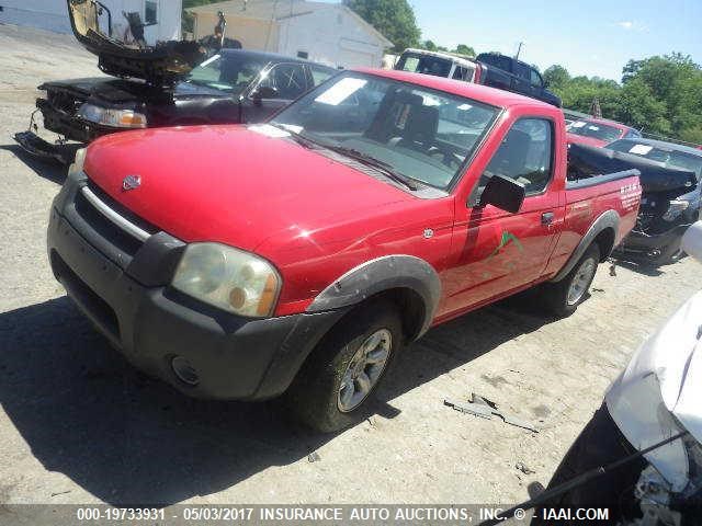 1N6DD21S01C391245 - 2001 NISSAN FRONTIER XE RED photo 2