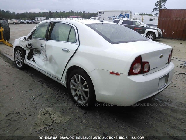 1G1ZE5EU7BF334407 - 2011 CHEVROLET MALIBU LTZ 白色 照片 3