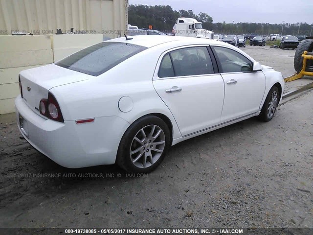 1G1ZE5EU7BF334407 - 2011 CHEVROLET MALIBU LTZ 白色 照片 4