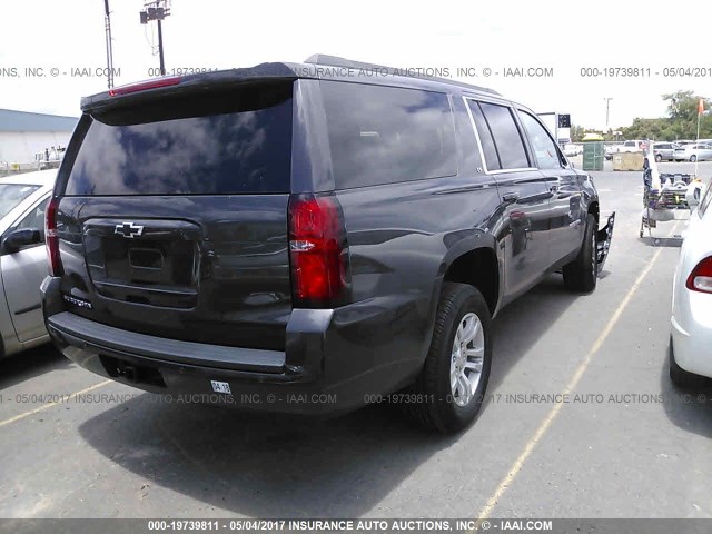 1GNSCGKC1GR325561 - 2016 CHEVROLET SUBURBAN C1500  LS GRAY photo 4