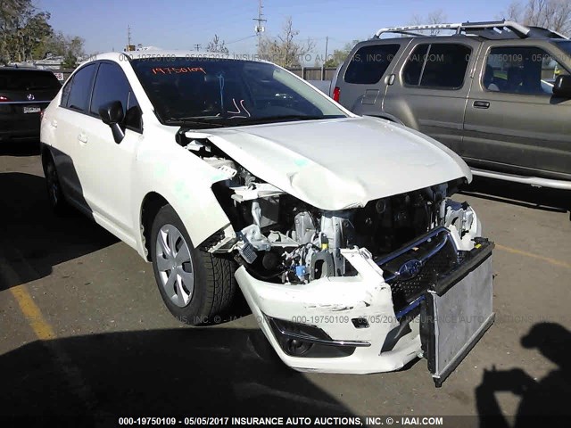 JF1GJAA69GH011777 - 2016 SUBARU IMPREZA WHITE photo 1