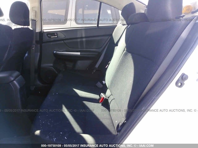 JF1GJAA69GH011777 - 2016 SUBARU IMPREZA WHITE photo 8