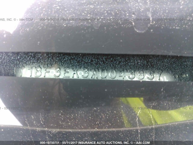 4T1BF3EK3AU043837 - 2010 TOYOTA CAMRY SE/LE/XLE ოქროსფერი ფოტო 9