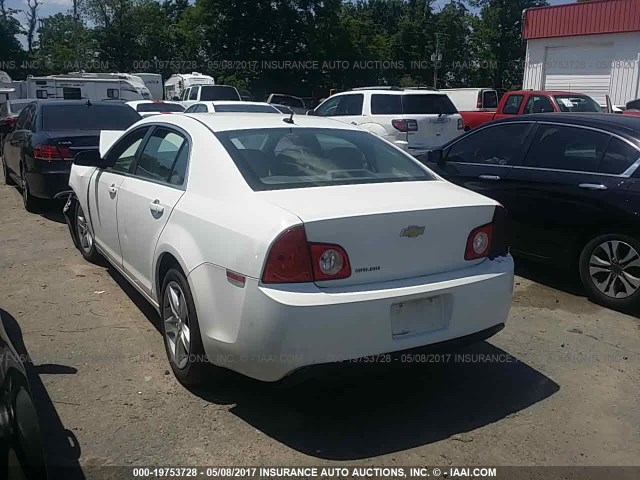 1G1ZB5E17BF102100 - 2011 CHEVROLET MALIBU LS თეთრი ფოტო 3