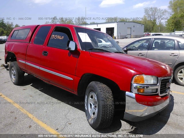 1GTEK19T21Z235080 - 2001 GMC NEW SIERRA K1500 RED photo 1