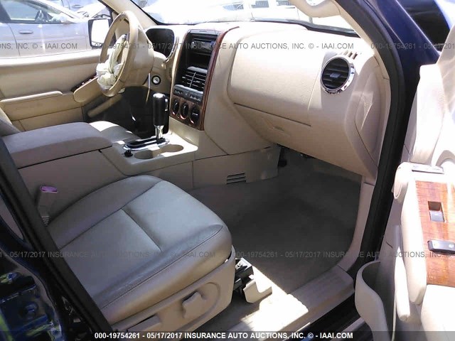 1FMEU74E66UA54859 - 2006 FORD EXPLORER EDDIE BAUER BLUE photo 5