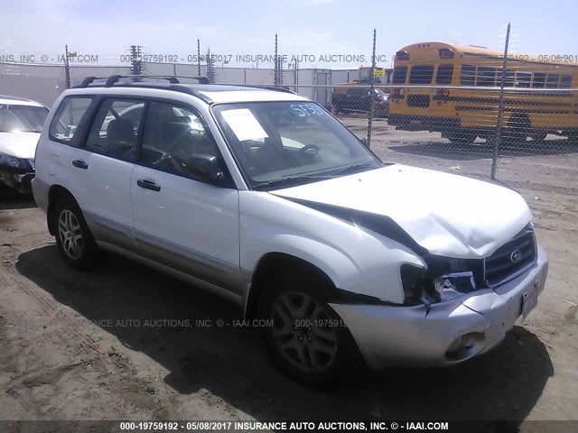 JF1SG67665H709628 - 2005 SUBARU FORESTER 2.5XS LL BEAN WHITE photo 1