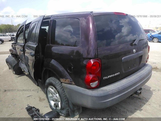 1D4HB38N94F148135 - 2004 DODGE DURANGO ST PURPLE photo 3