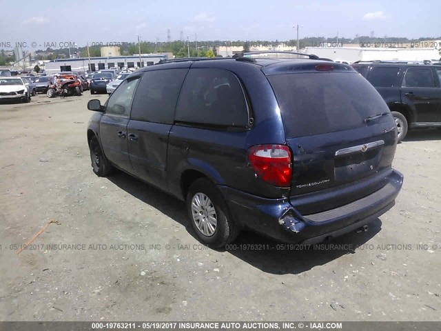 1A4GP44R66B608199 - 2006 CHRYSLER TOWN & COUNTRY LX BLUE photo 3