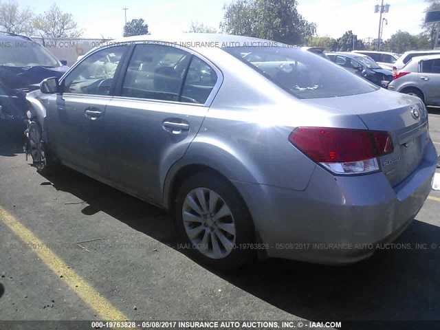 4S3BMBK68A3241573 - 2010 SUBARU LEGACY 2.5I LIMITED GRAY photo 3