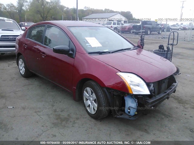 3N1AB6AP5CL767060 - 2012 NISSAN SENTRA 2.0/2.0S/SR/2.0SL RED photo 1