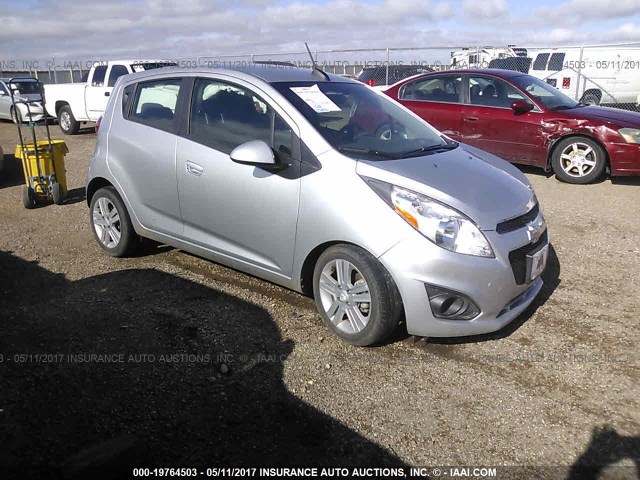 KL8CD6S94FC813678 - 2015 CHEVROLET SPARK 1LT SILVER photo 1