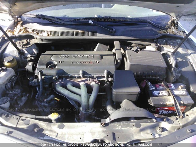 4T1BE46K77U097125 - 2007 TOYOTA CAMRY NEW GENERAT CE/LE/XLE/SE SILVER photo 10