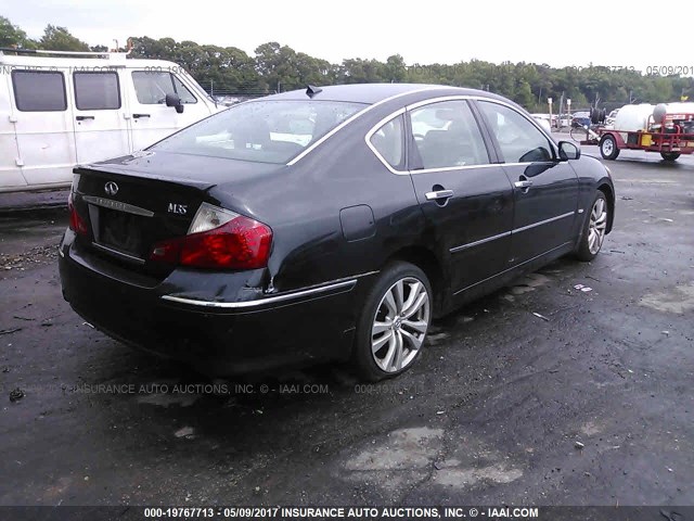 JNKAY01E18M606790 - 2008 INFINITI M35 SPORT BLACK photo 4