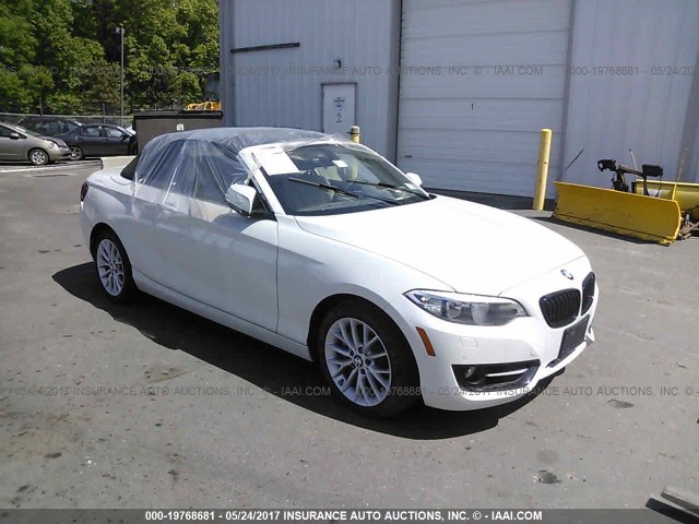 WBA1L9C55GV325213 - 2016 BMW 228 XI/SULEV WHITE photo 1