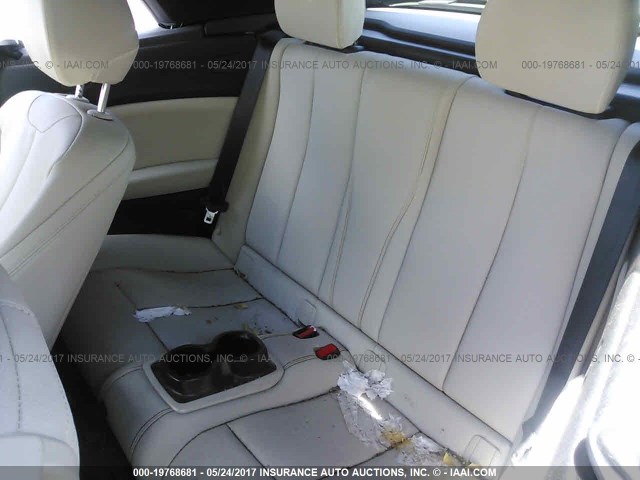 WBA1L9C55GV325213 - 2016 BMW 228 XI/SULEV WHITE photo 8