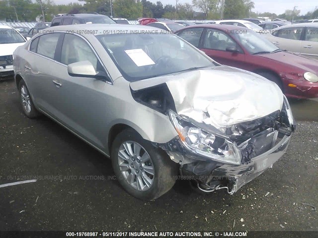 1G4GA5ED9BF145862 - 2011 BUICK LACROSSE CX TAN photo 1