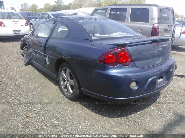 4B3AG52H75E027173 - 2005 DODGE STRATUS R/T BLUE photo 3