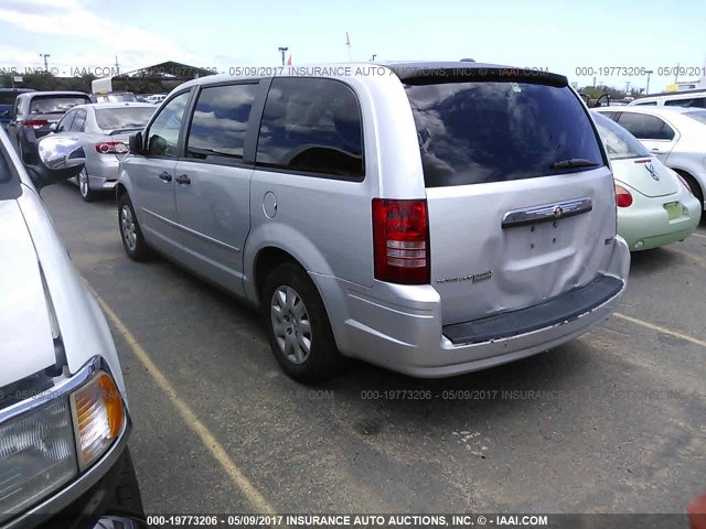 2A8HR44H68R844778 - 2008 CHRYSLER TOWN & COUNTRY LX SILVER photo 3