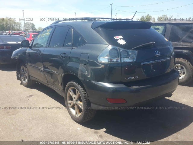 JTJHW31U772009049 - 2007 LEXUS RX 400H BLACK photo 3