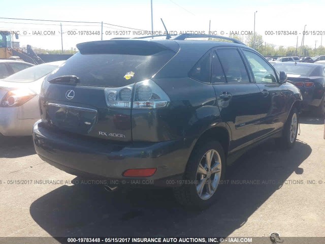 JTJHW31U772009049 - 2007 LEXUS RX 400H BLACK photo 4